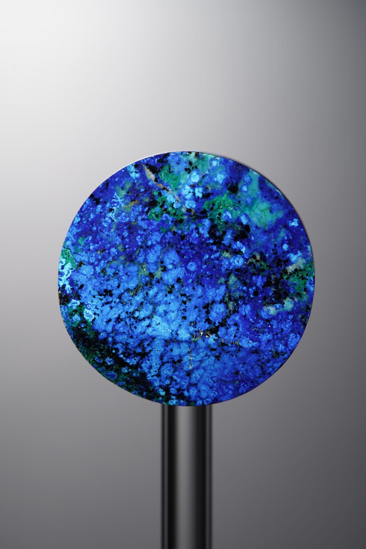 Phoenix Stone-Blue&Green-Disc Triangle Cut-24mm - Image 1