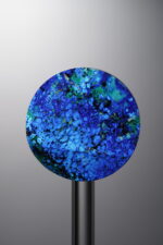 Phoenix Stone-Blue&Green-Disc Triangle Cut-24mm