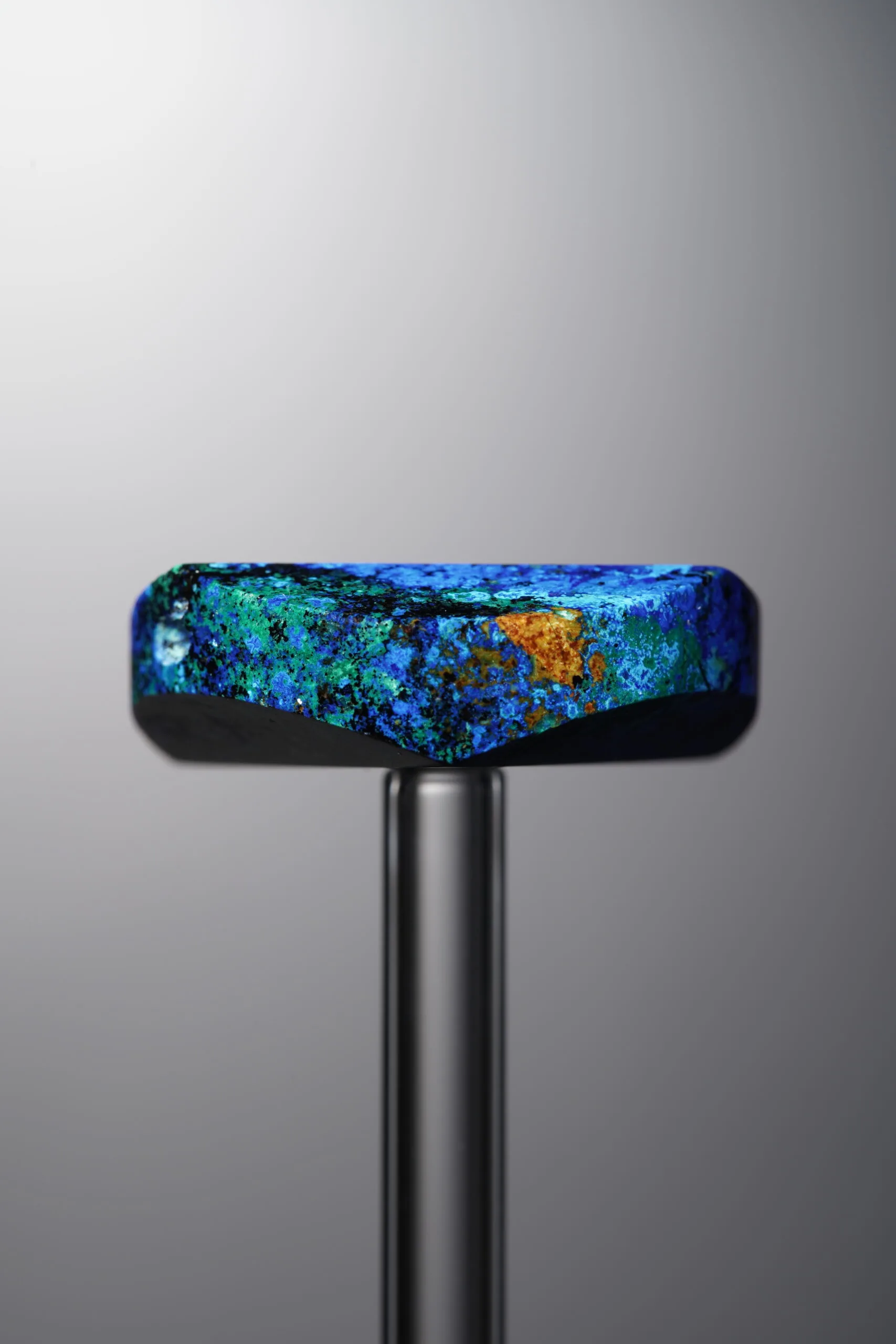 Phoenix Stone-Blue&Green-Disc Triangle Cut-25mm - Image 4