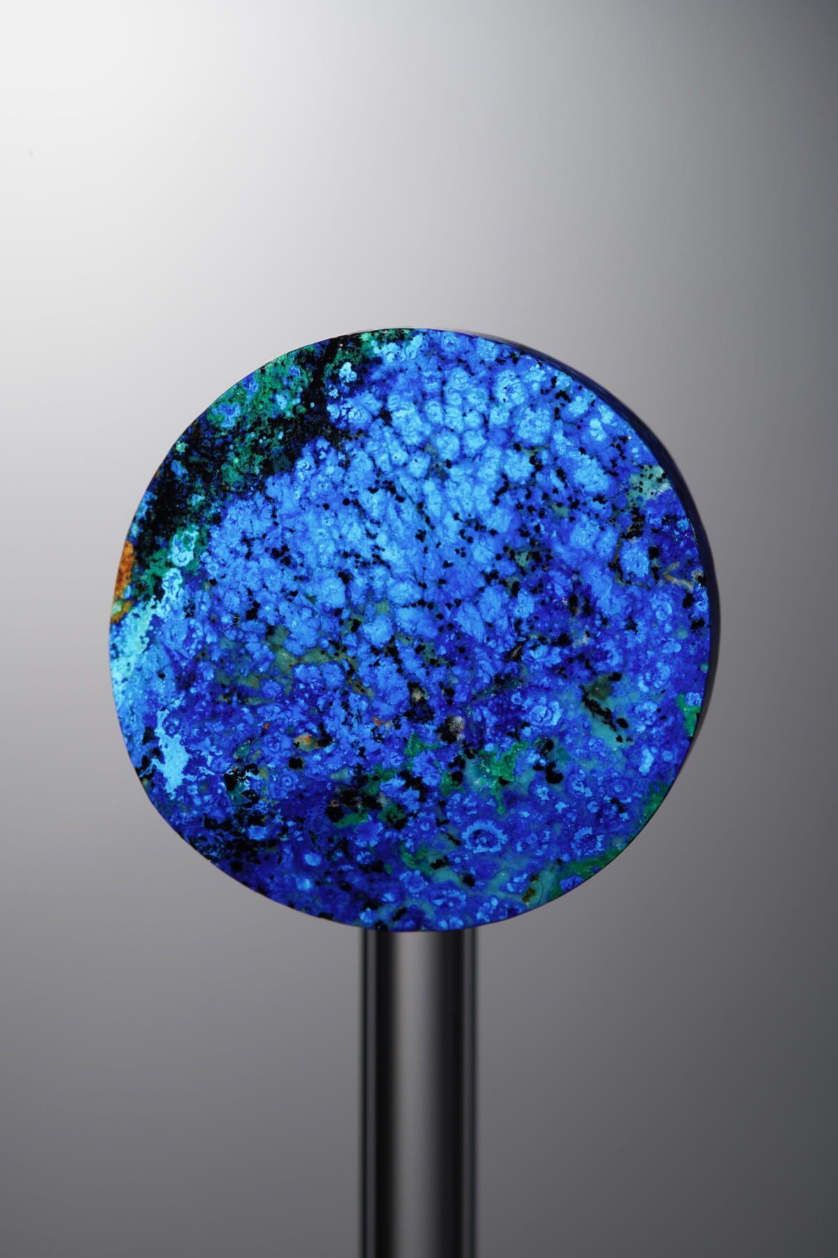 Phoenix Stone-Blue&Green-Disc Triangle Cut-25mm - Image 3