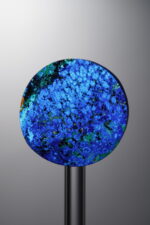 Phoenix Stone-Blue&Green-Disc Triangle Cut-25mm - Image 3