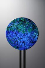 Phoenix Stone-Blue&Green-Disc Triangle Cut-25mm