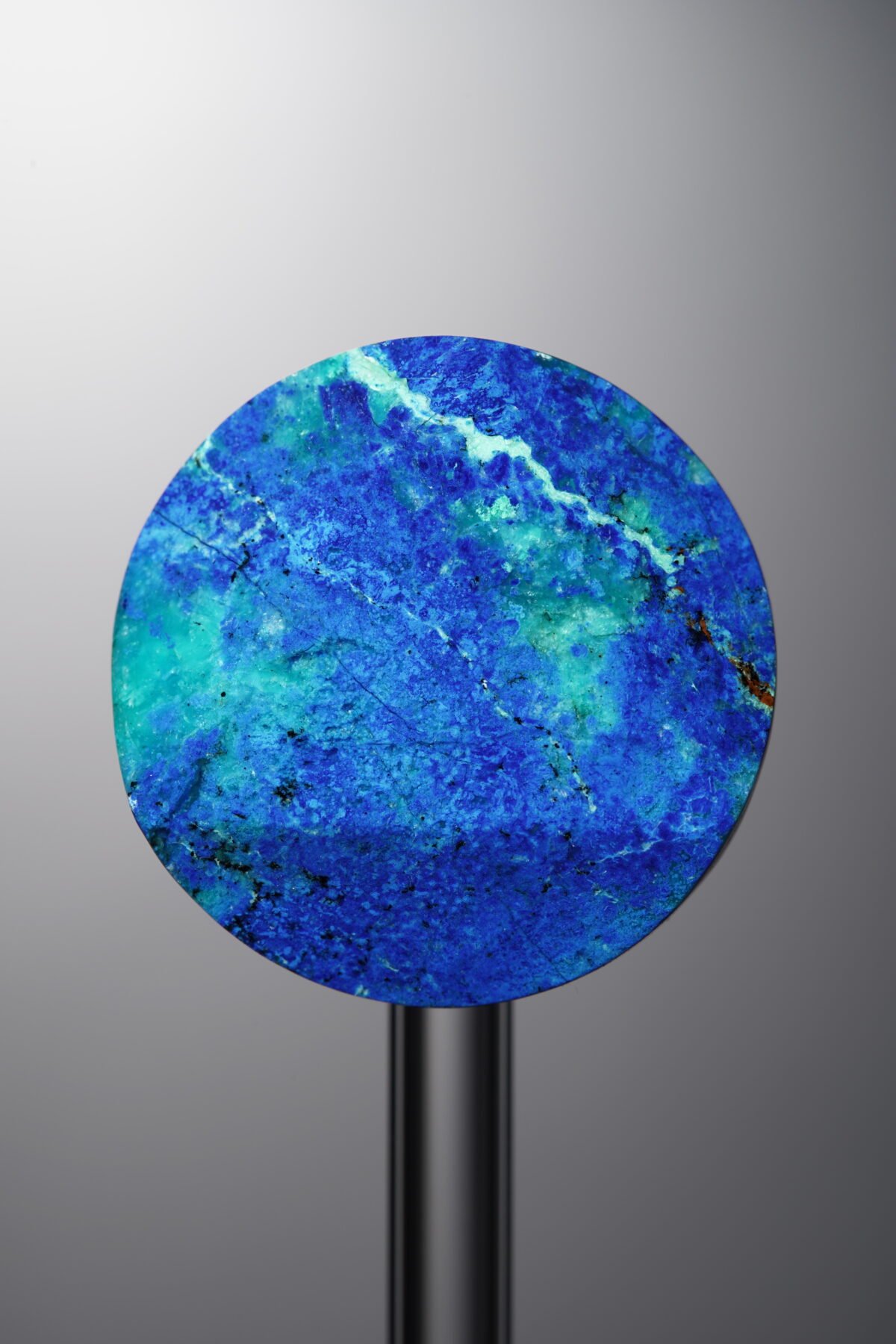 Phoenix Stone-Blue&Green-Disc Triangle Cut-26mm - Image 1