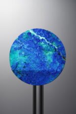 Phoenix Stone-Blue&Green-Disc Triangle Cut-26mm