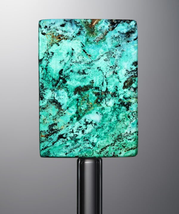 Phoenix Stone-Green-Rectangle Plaque-27mm