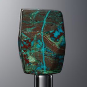 Phoenix Stone-Blue&Green-Freeform-17mm