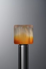 Agate-Orange-Rectangle Plaque-10mm - Image 2