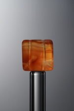 Agate-Orange-Rectangle Plaque-10mm