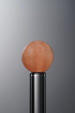 Agate-Orange-Pumpkin Bead-10mm - Image 2