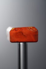 Agate-Red-Rectangle Plaque-21mm - Image 3