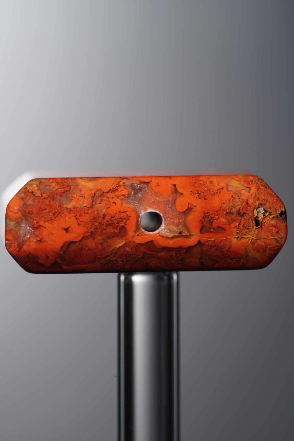 Agate-Red-Rectangle Plaque-22mm - Image 4