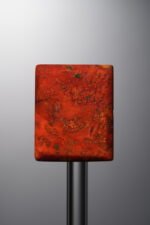 Agate-Red-Rectangle Plaque-23mm - Image 3