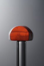 Agate-Red-Trapezoid Plaque-17mm - Image 2