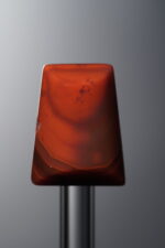 Agate-Red-Trapezoid Plaque-17mm