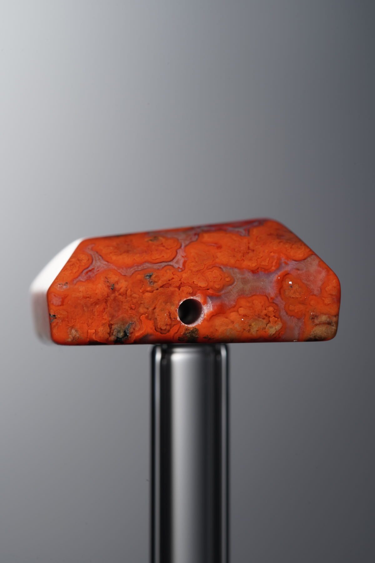 Agate-Red-Trapezoid Plaque-18mm - Image 4