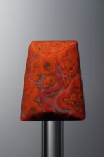 Agate-Red-Trapezoid Plaque-18mm - Image 3