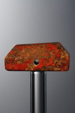 Agate-Red-Trapezoid Plaque-20mm - Image 4