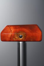 Agate-Red-Trapezoid Plaque-22mm - Image 4