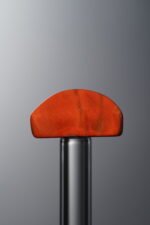 Agate-Red-Rectangle&Round Plaque-18mm - Image 2