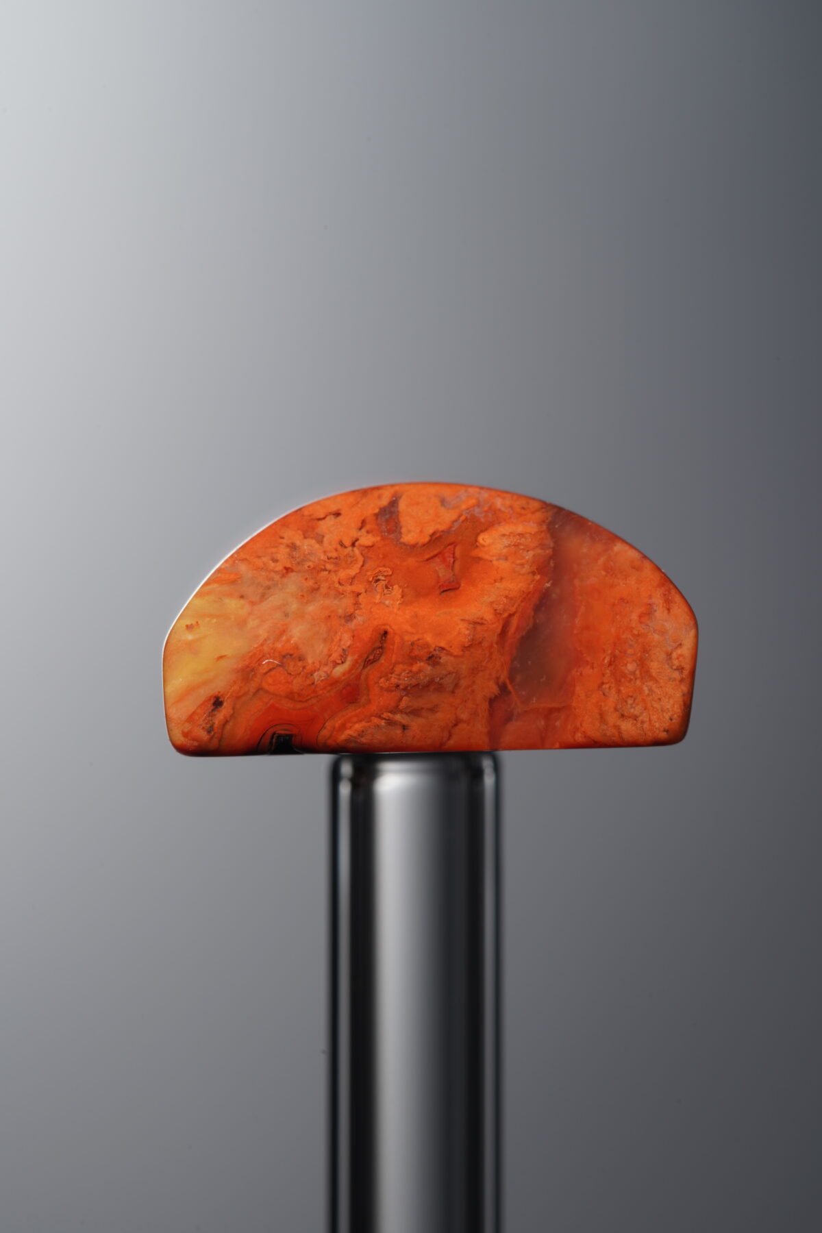 Agate-Red-Rectangle&Round Plaque-18mm - Image 2