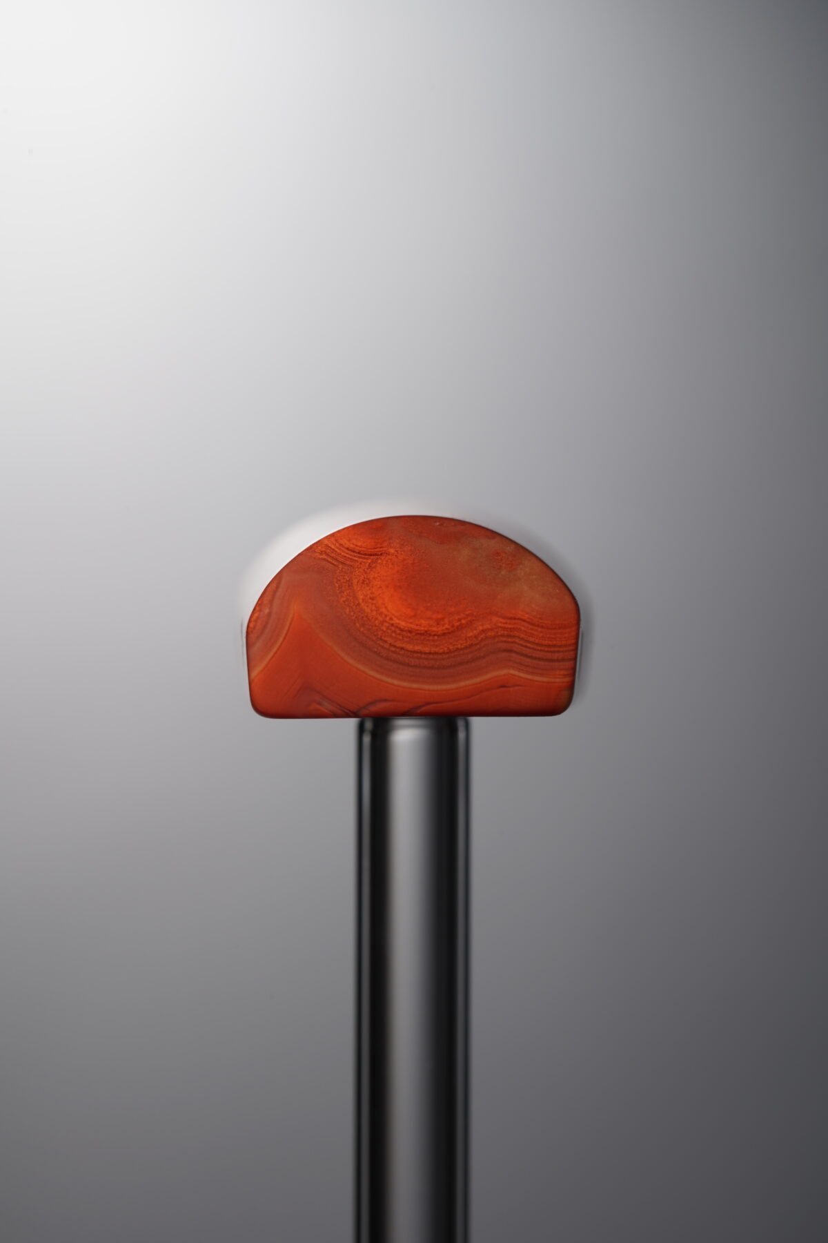 Agate-Red-Rectangle&Round Plaque-25mm - Image 2