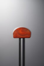 Agate-Red-Rectangle&Round Plaque-25mm - Image 2