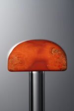 Agate-Red-Rectangle&Round Plaque-21mm - Image 2