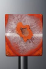 Agate-Red-Rectangle&Round Plaque-21mm