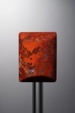 Agate-Red-Rectangle&Round Plaque-23mm