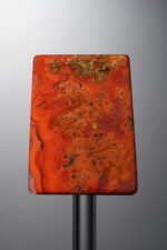 Agate-Red-Trapezoid&Round Plaque-29mm - Image 3