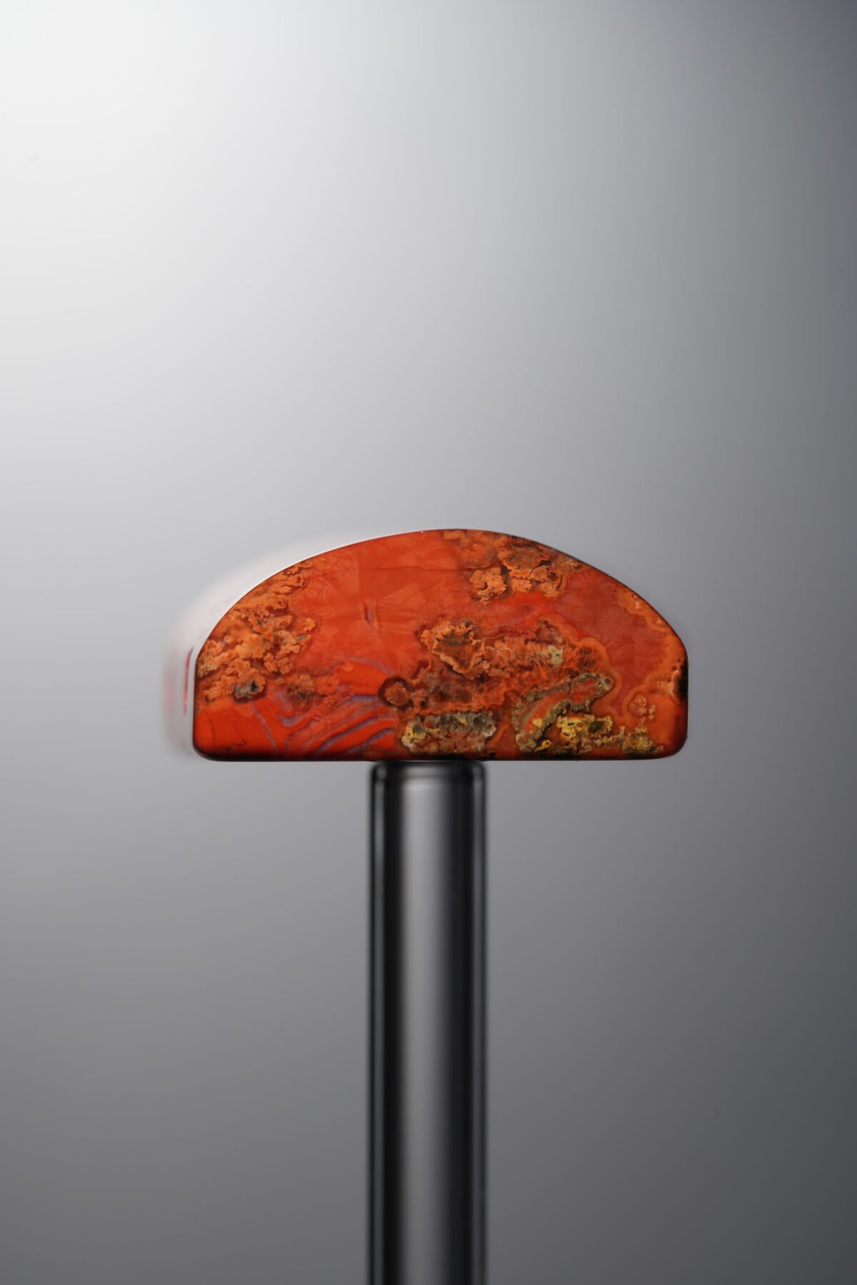 Agate-Red-Trapezoid&Round Plaque-29mm - Image 4
