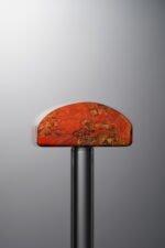 Agate-Red-Trapezoid&Round Plaque-29mm - Image 4