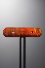 Agate-Red-Rectangle Plaque-30mm - Image 2