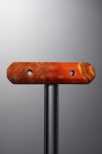 Agate-Red-Rectangle Plaque-30mm - Image 2