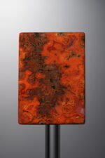 Agate-Red-Rectangle&Round Plaque-31mm - Image 3