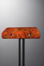 Agate-Red-Rectangle&Round Plaque-31mm - Image 2