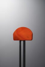 Agate-Red-Rectangle&Round Plaque-25mm - Image 2