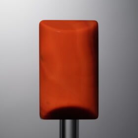 Agate-Red-Rectangle&Round Plaque-25mm