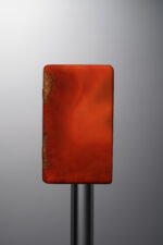 Agate-Red-Rectangle&Round Plaque-25mm - Image 3