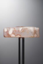 Agate-Pink-Cherry Blossom Square Plaque-29mm - Image 4