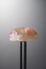 Agate-Pink-Cherry Blossom Rectangle Plaque-30mm - Image 4