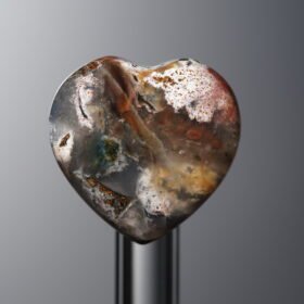 Agate-Pink&Blue-Heart-15mm