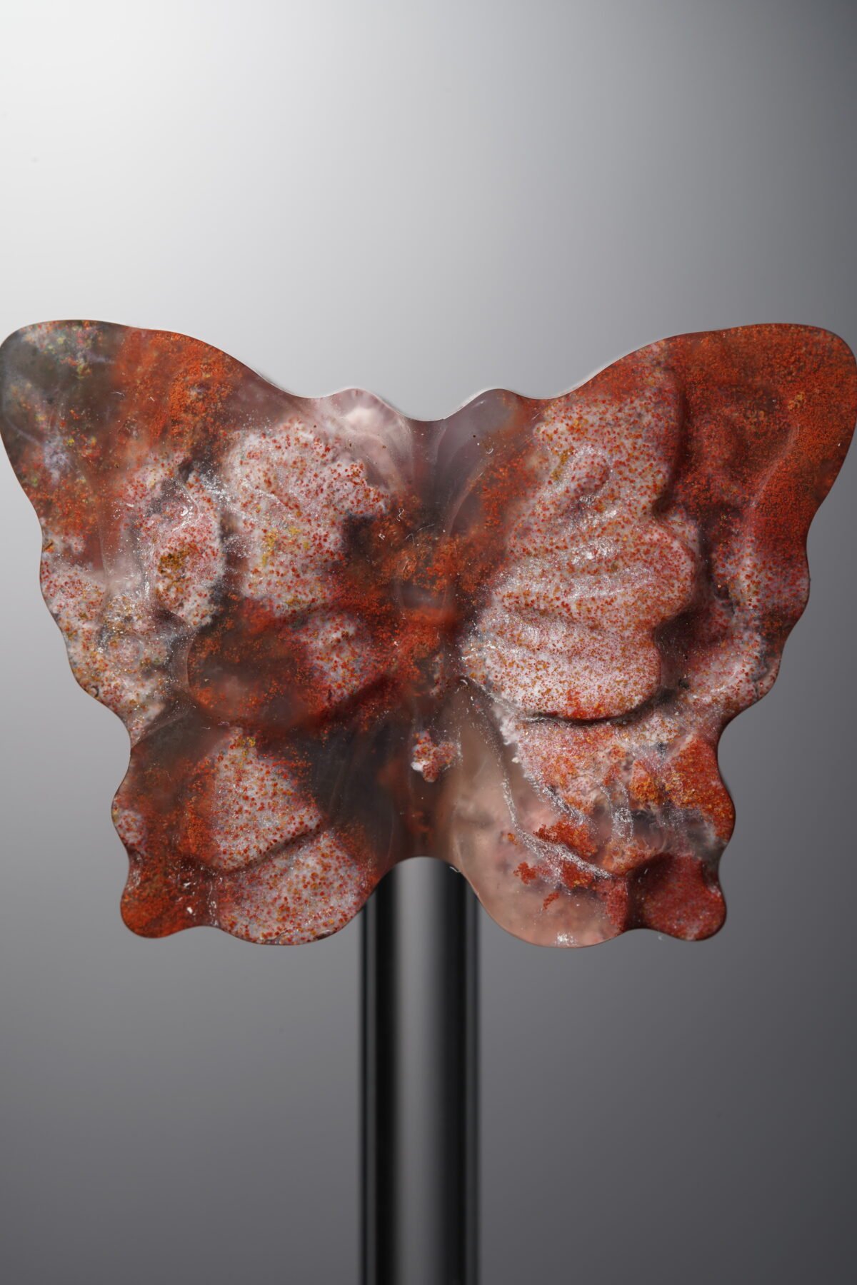 Agate-Pink&Red-Butterfly-35mm - Image 1