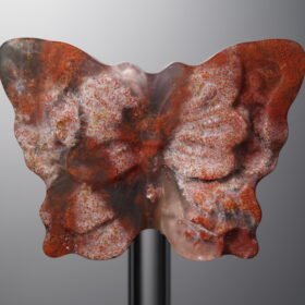 Agate-Pink&Red-Butterfly-35mm
