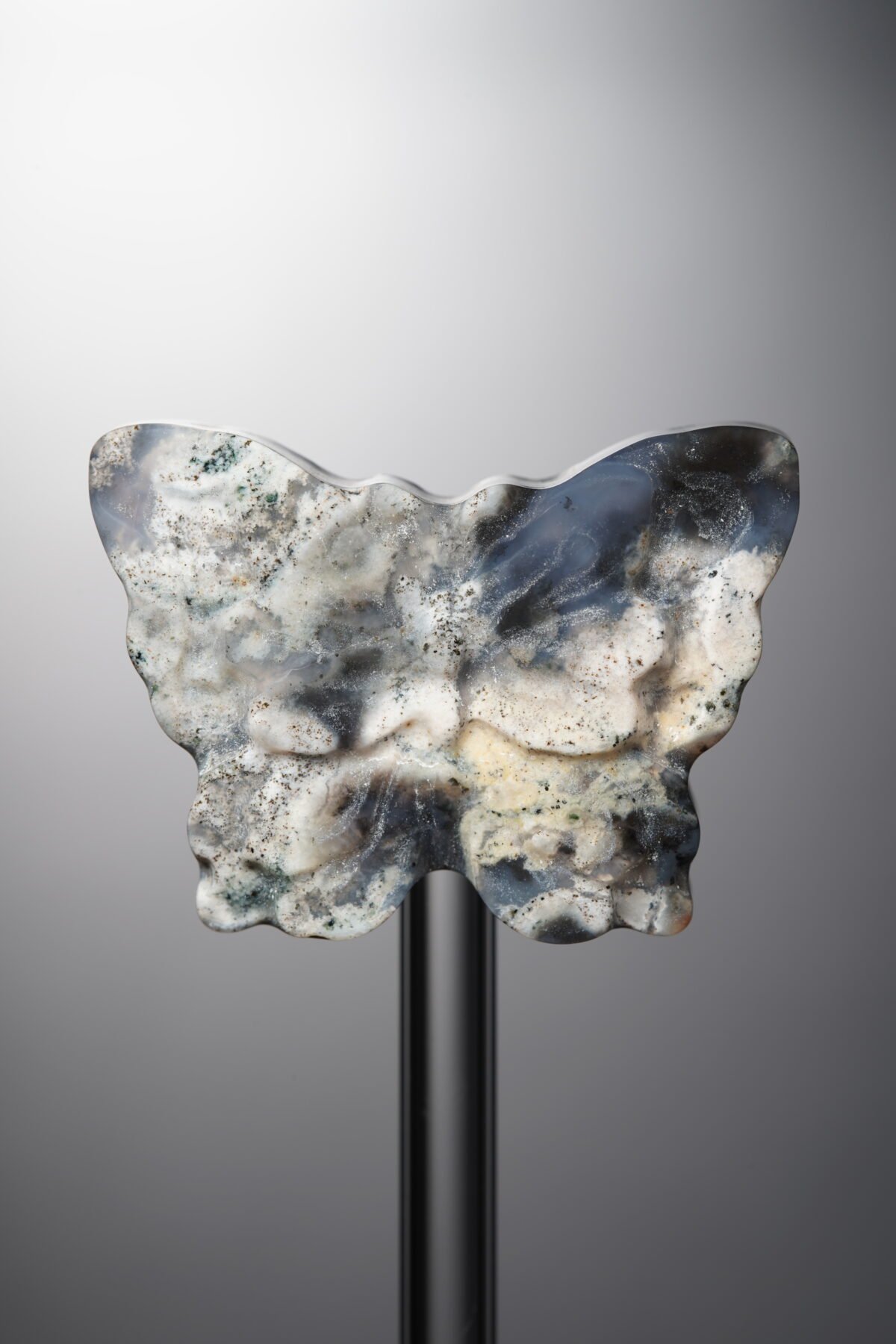 Agate-Blue&White-Butterfly-35mm - Image 1