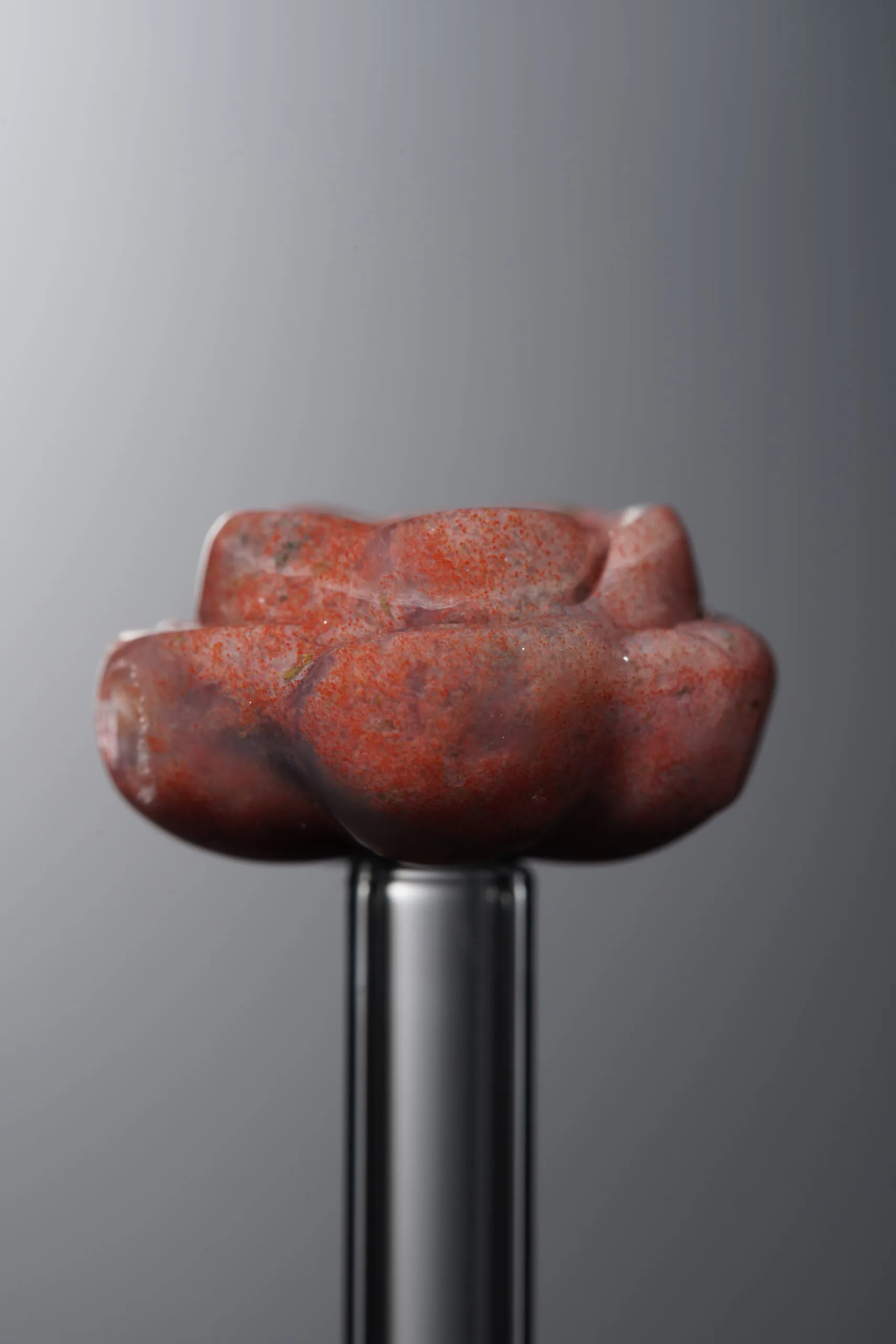 Agate-Pink&Red-Camellia-17mm - Image 2