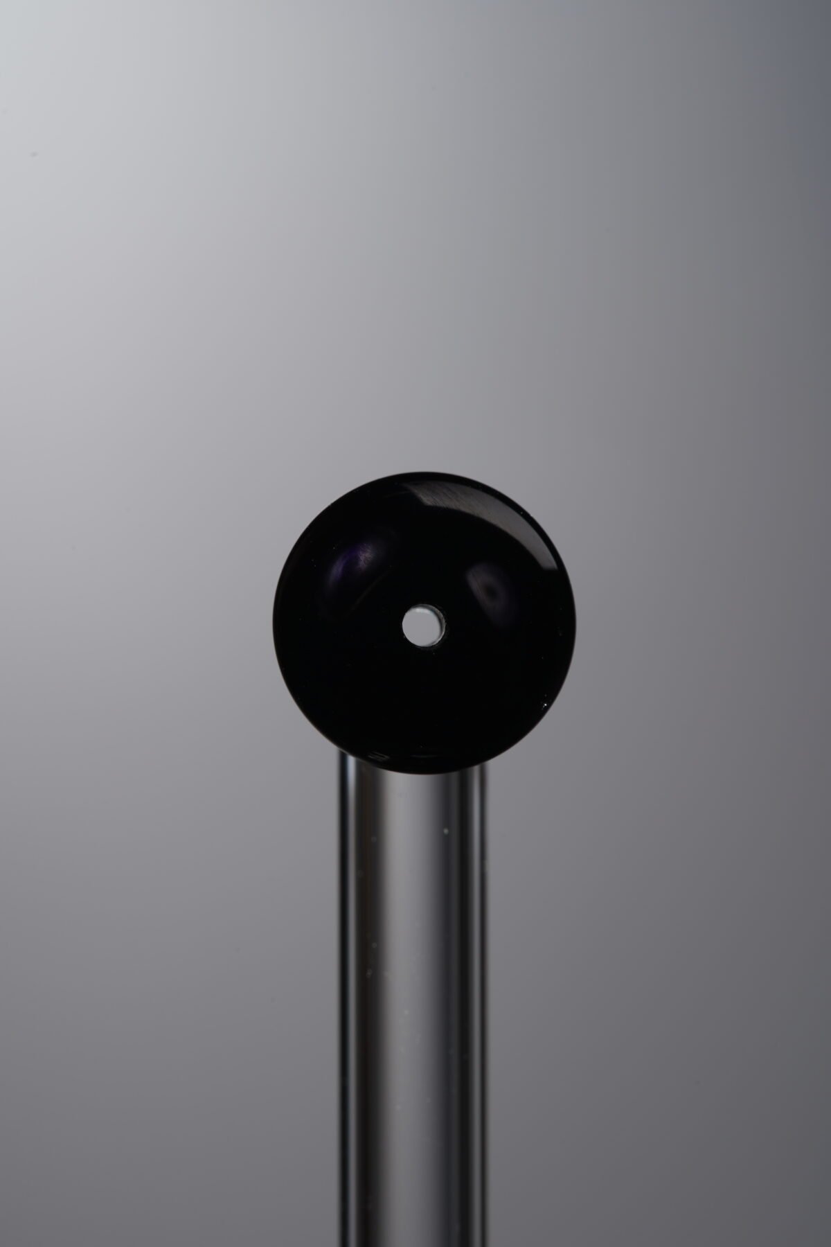 Agate-Black-Round Slice-10*3mm - Image 1
