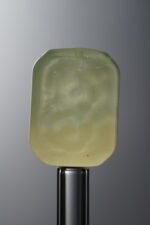 Fluorite-Yellow-Double-flower Rectangle Plaque-18mm - Image 3