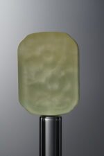 Fluorite-Yellow-Double-flower Rectangle Plaque-18mm