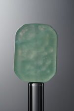 Fluorite-Green-Double-flower Rectangle Plaque-18mm - Image 4